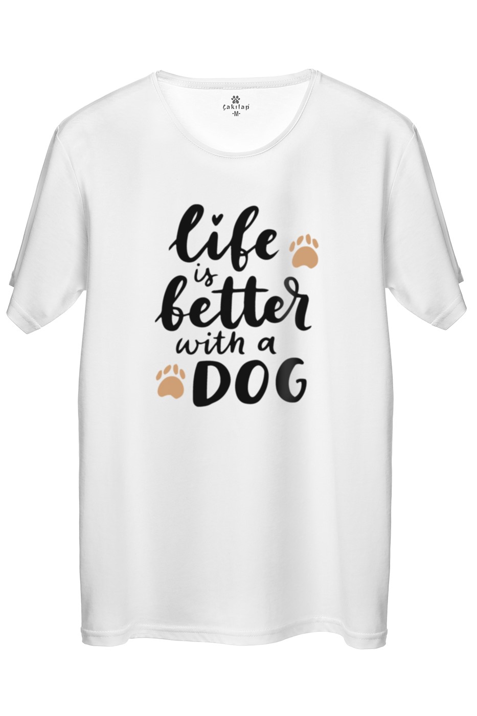 Köpek Baskılı Regular Tişört