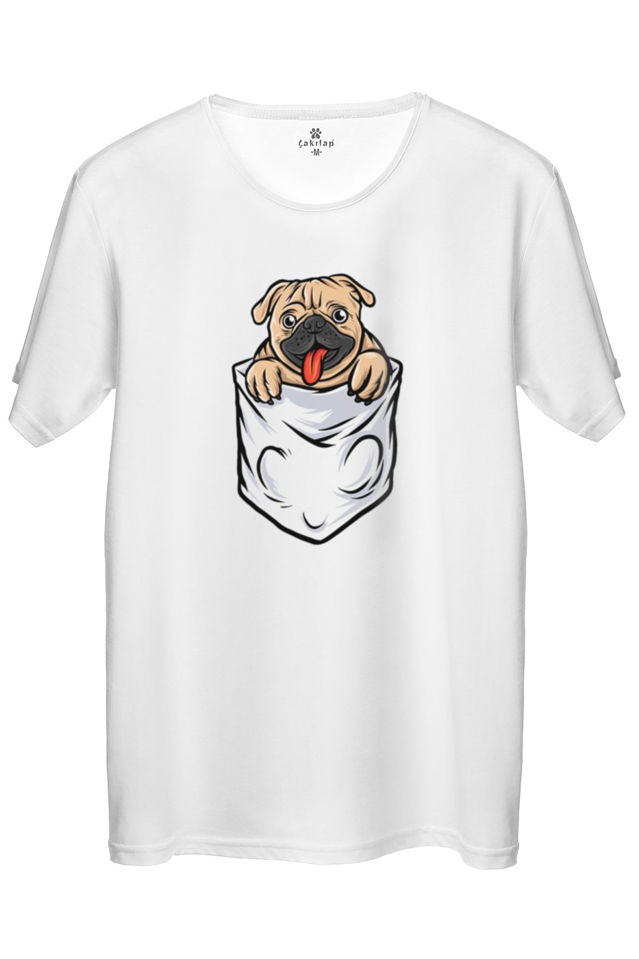 Köpek Baskılı Regular Tişört