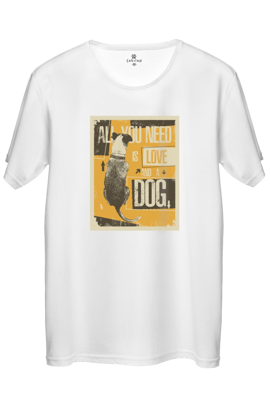 Köpek Baskılı Regular Tişört