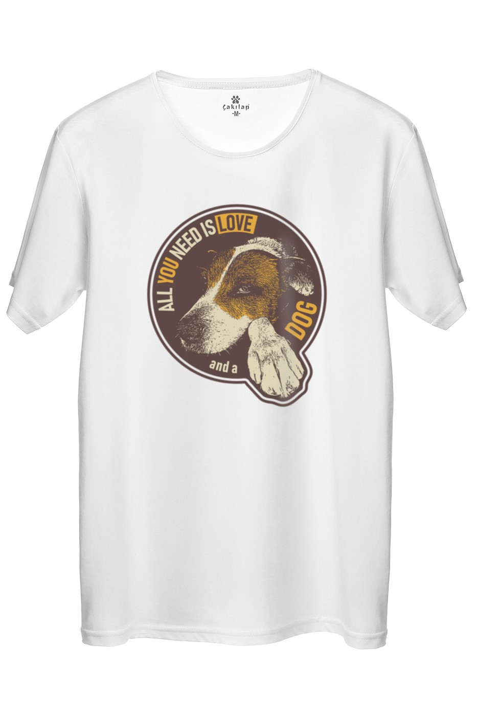 Köpek Baskılı Regular Tişört