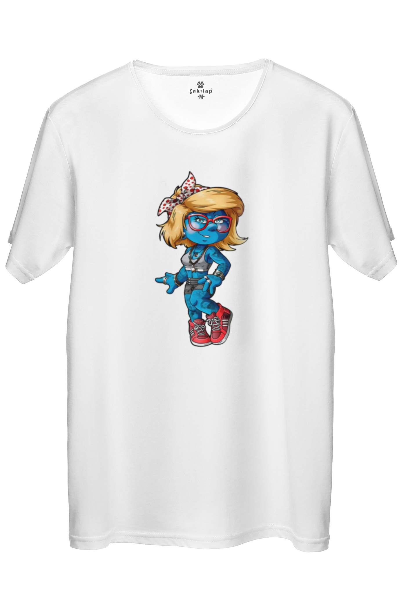 Sirine Baskılı Regular Tişört