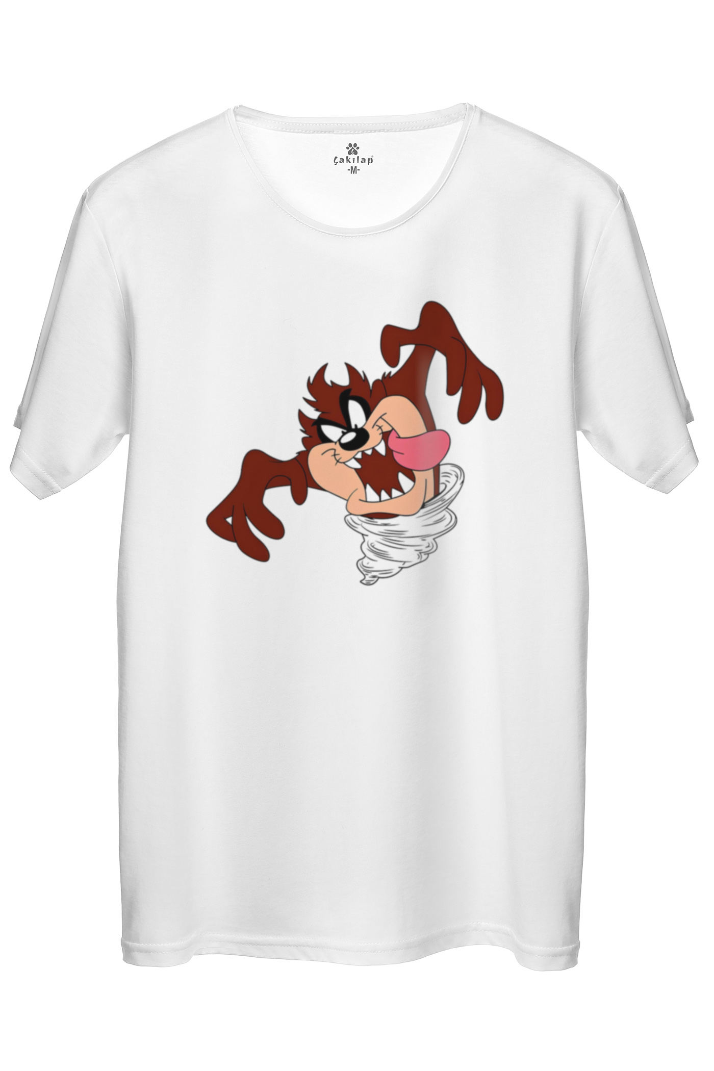 Tazmanya Canavarı Baskılı Regular Tişört