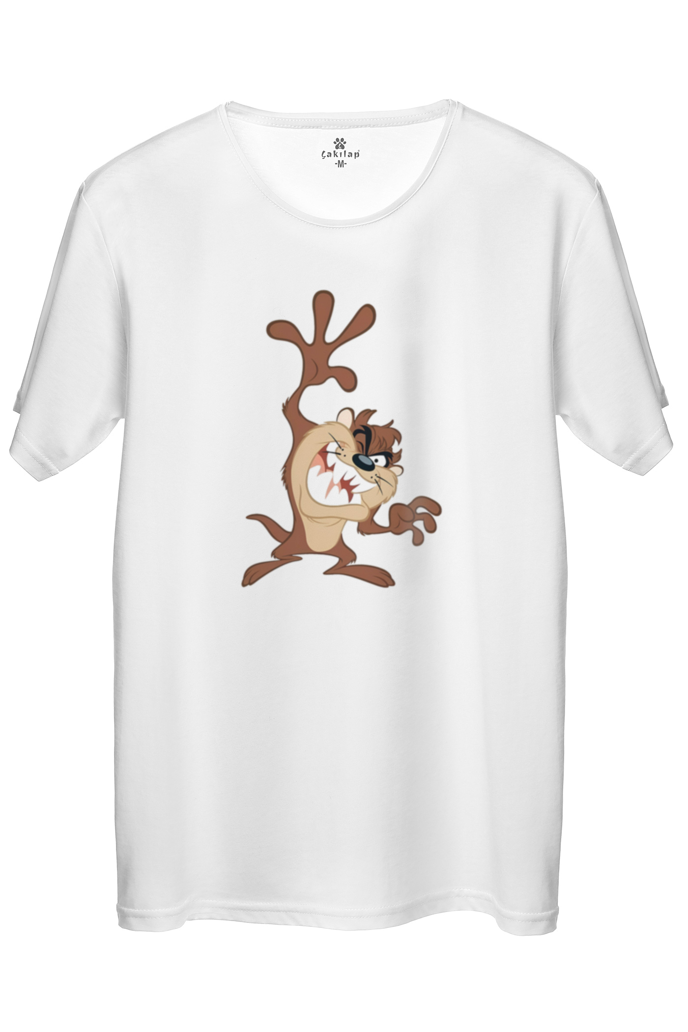 Tazmanya Canavarı Baskılı Regular Tişört