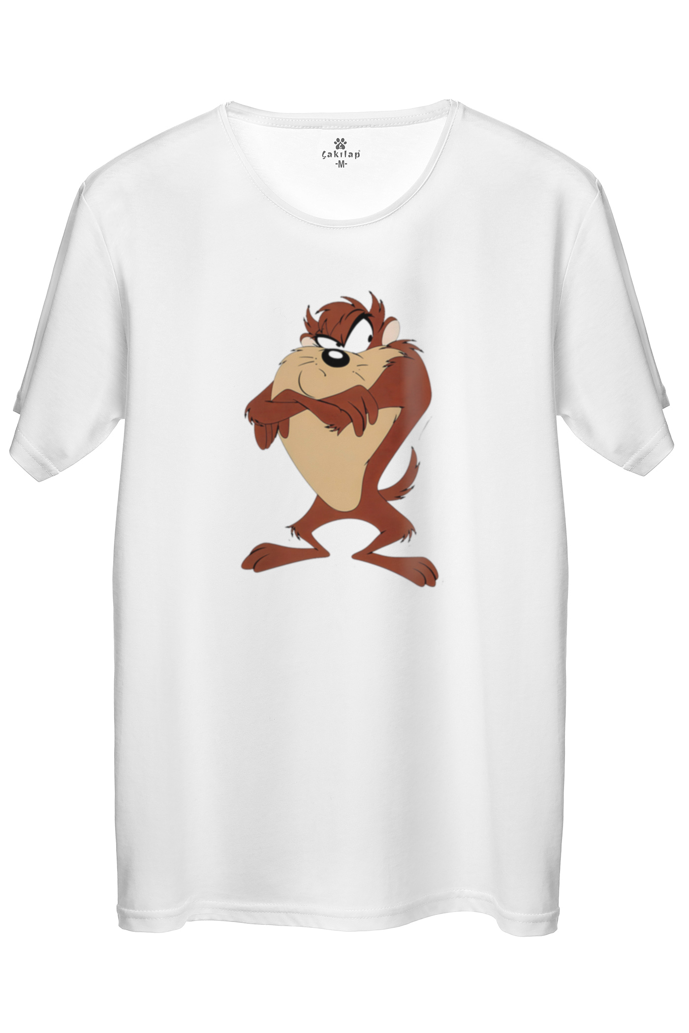 Tazmanya Canavarı Baskılı Regular Tişört