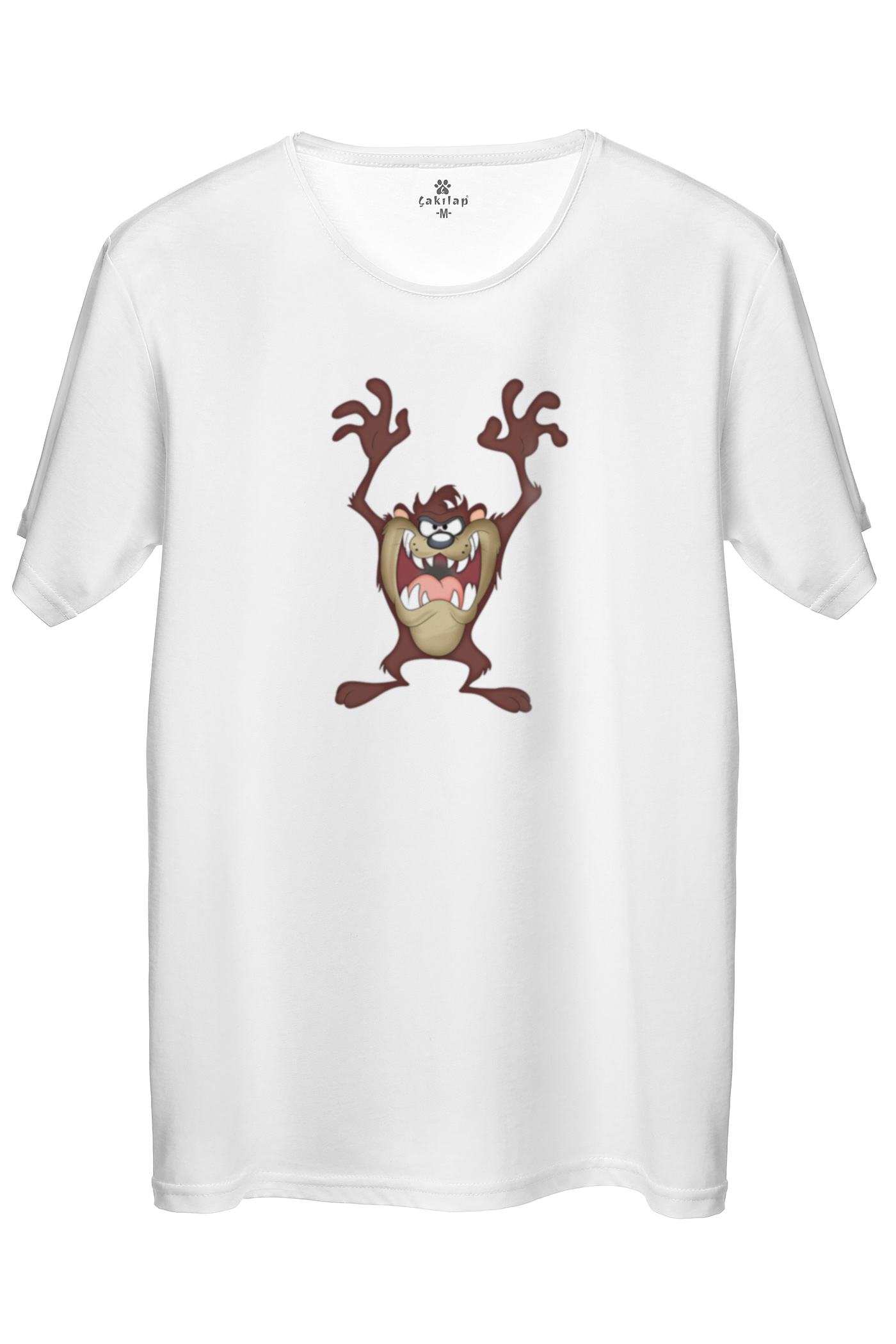 Tazmanya Canavarı Baskılı Regular Tişört