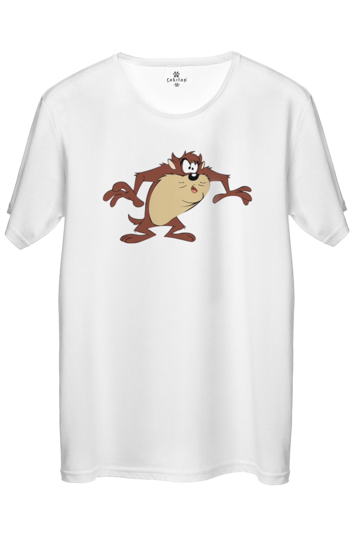 Tazmanya Canavarı Baskılı Regular Tişört