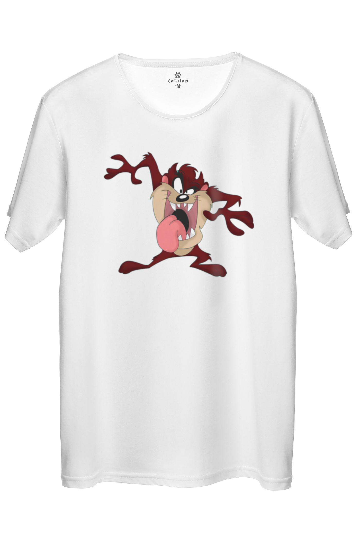 Tazmanya Canavarı Baskılı Regular Tişört