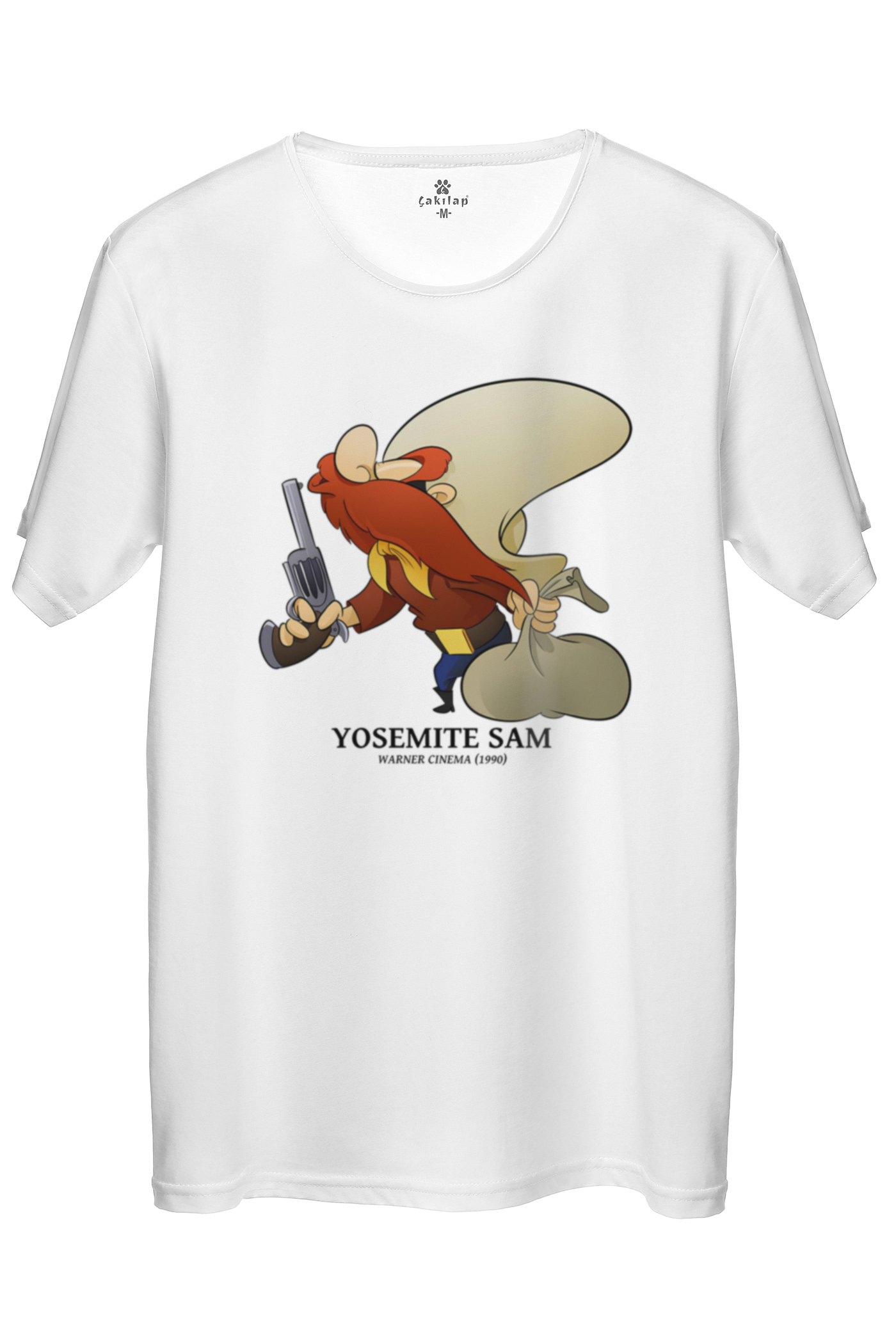 Yosemite Sam Baskılı Regular Tişört