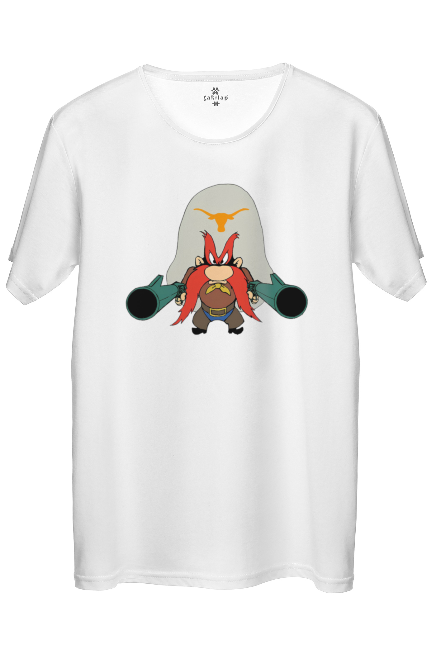 Yosemite Sam Baskılı Regular Tişört