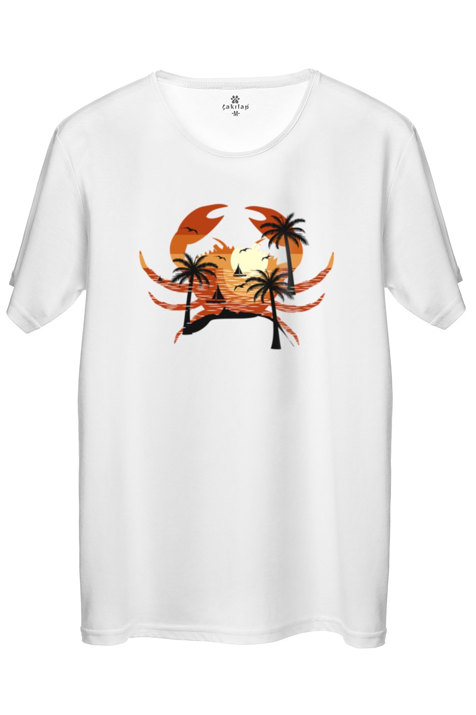 Yengeç Doğa Baskılı Regular Tişört