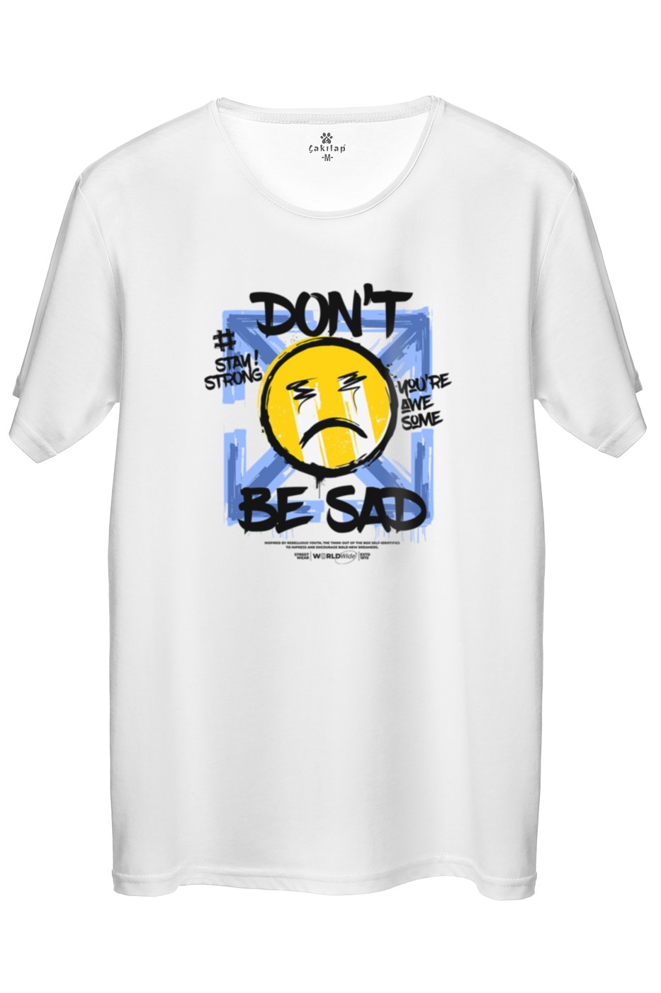 Don't Be Sad Baskılı Regular Tişört