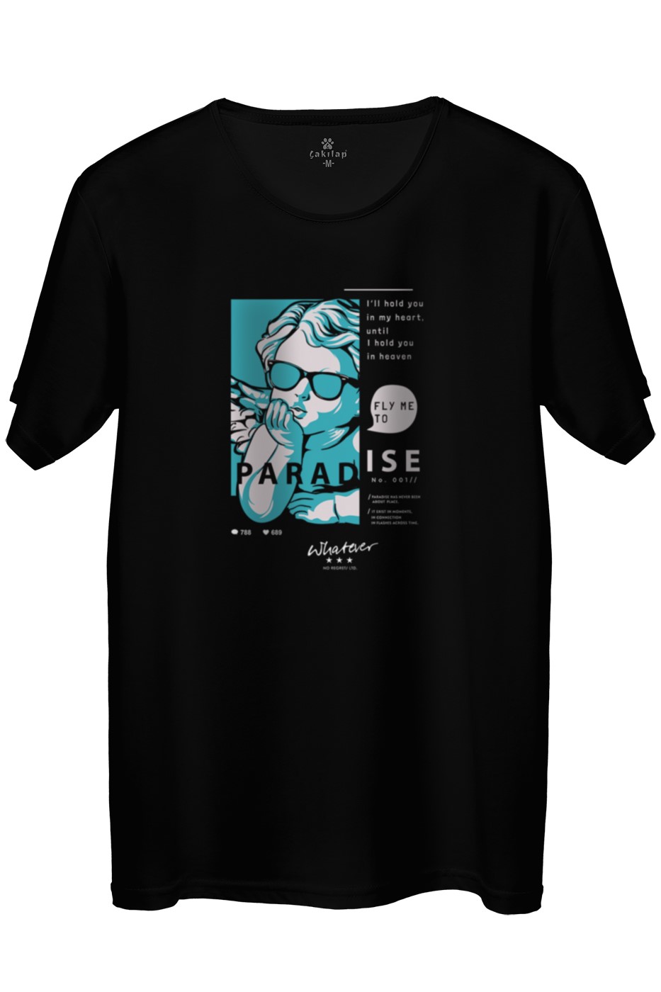 Paradise Baskılı Regular Tişört