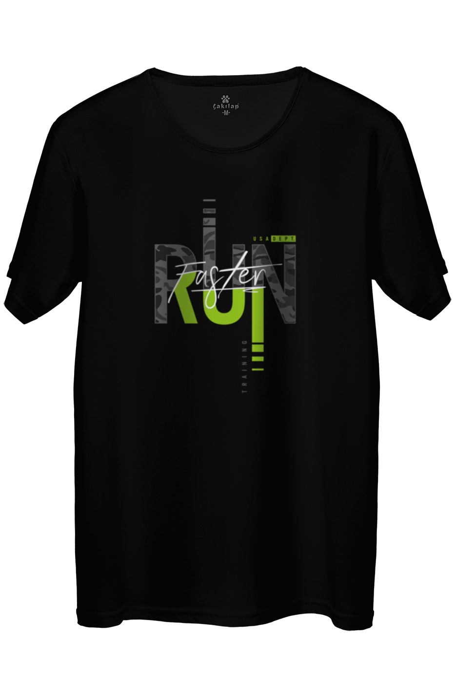 Run Fuster Baskılı Regular Tişört