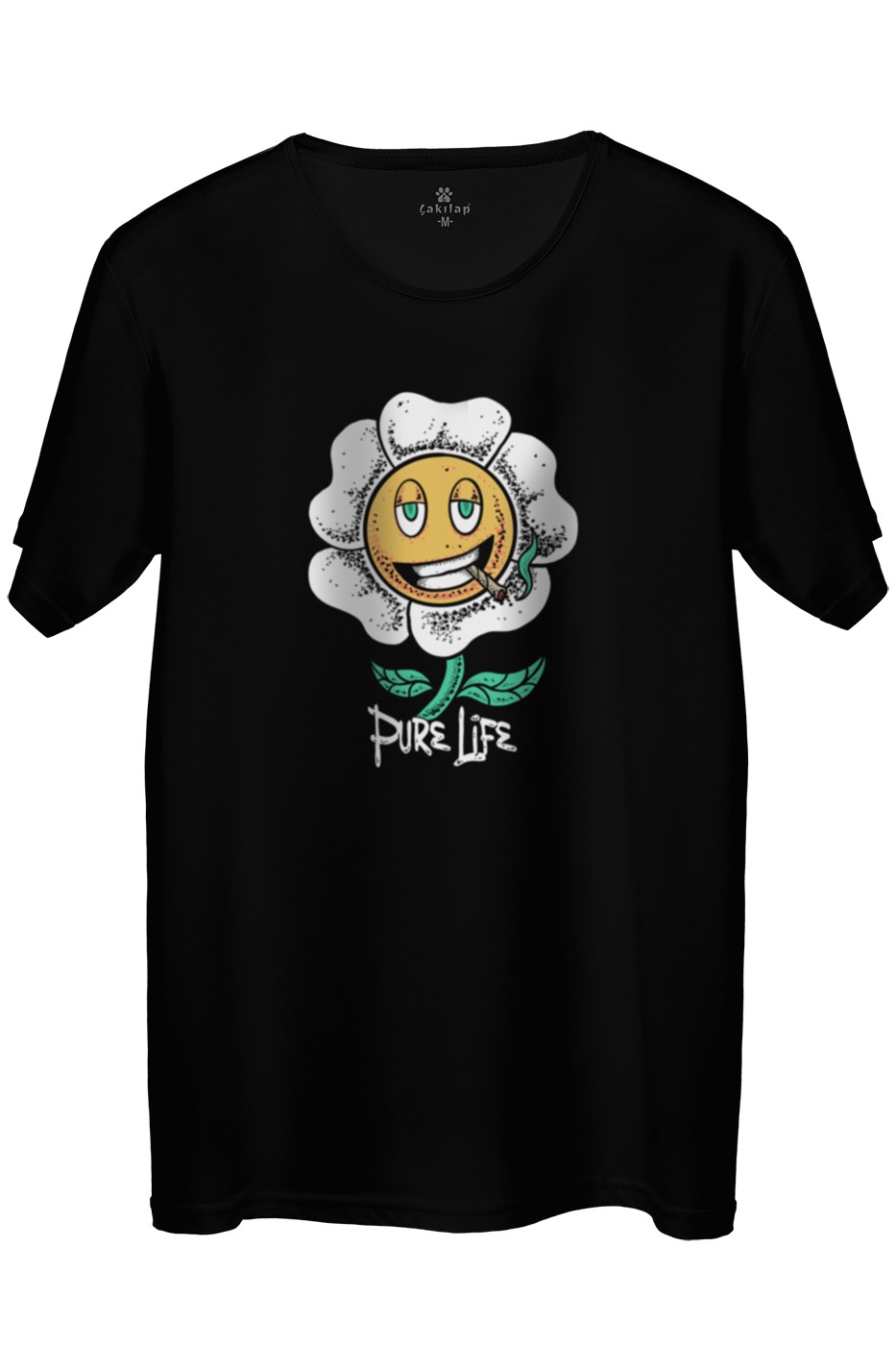 Pure Life Baskılı Regular Tişört