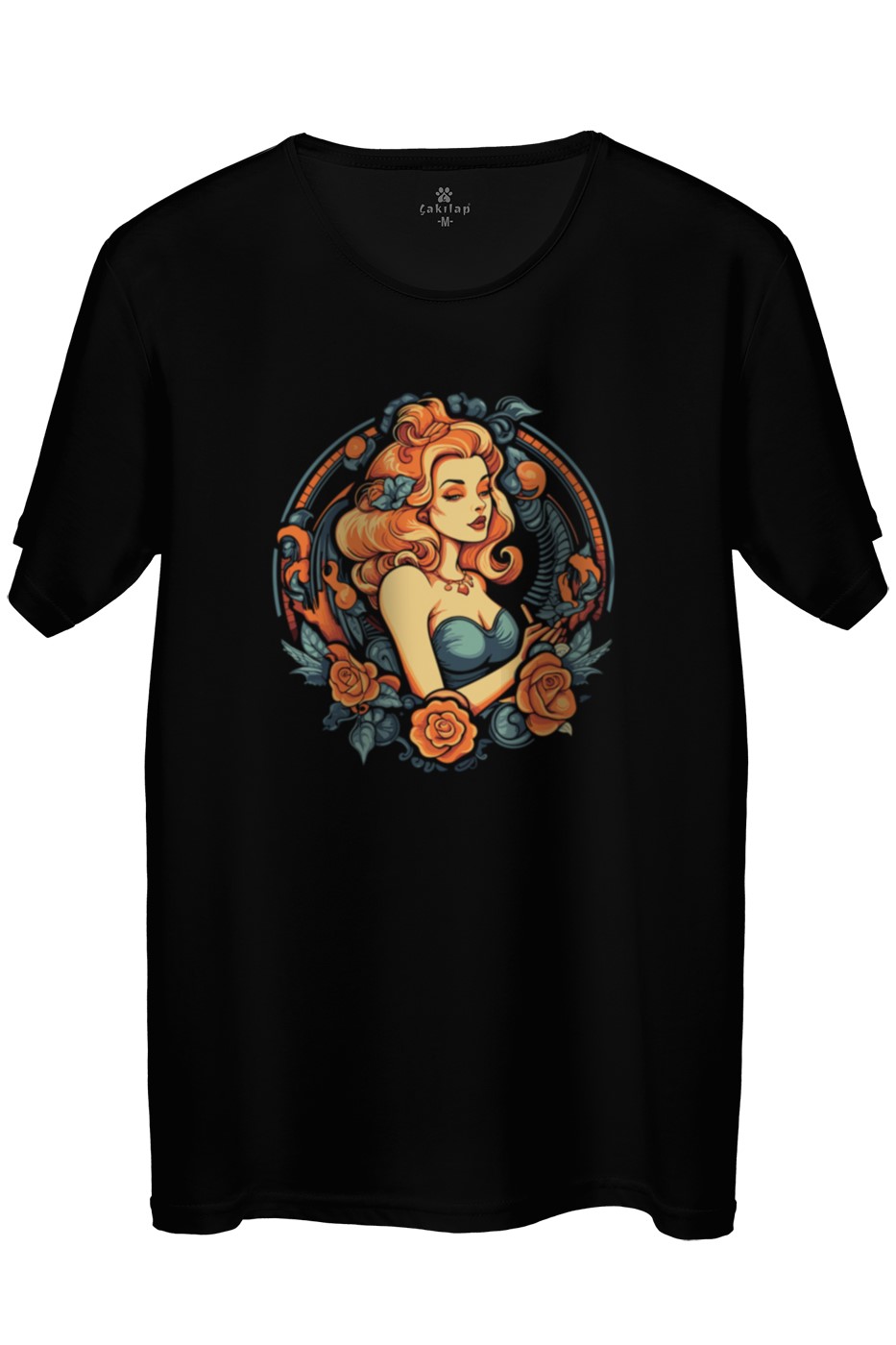 Güzel Kadın Baskılı Regular Tişört