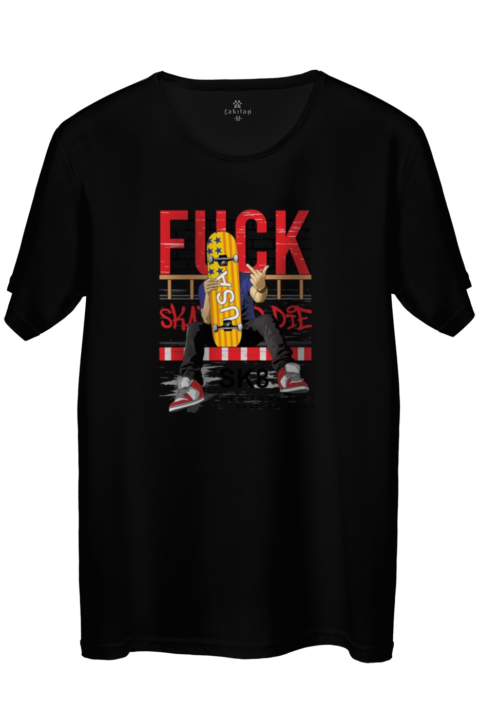 Fck Baskılı Regular Tişört