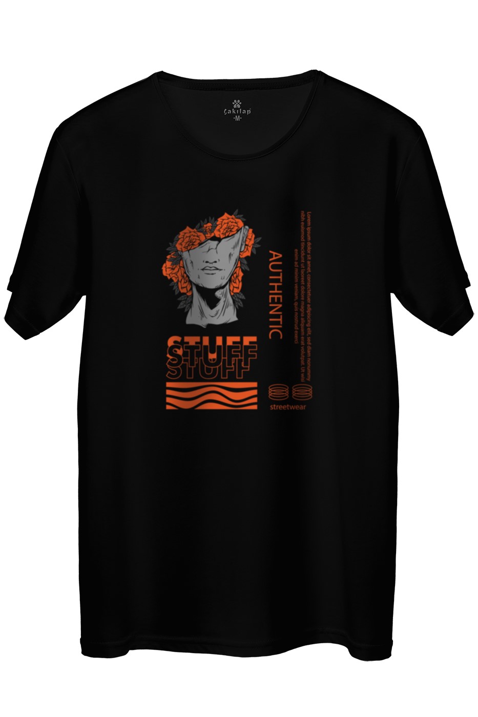 Authentic Baskılı Regular Tişört