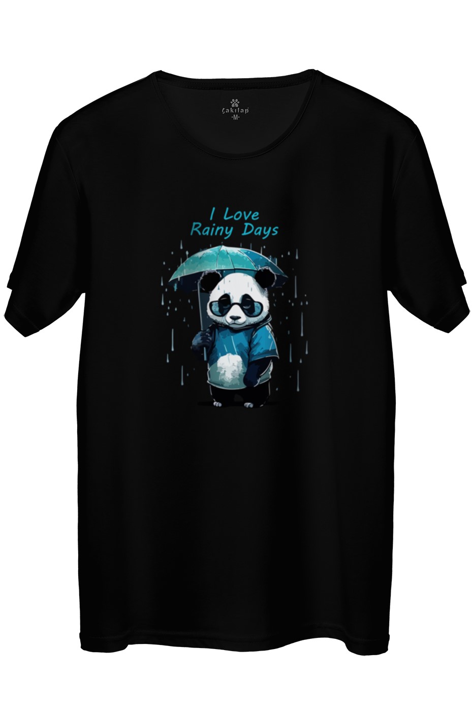 I Love Rainy Days Baskılı Regular Tişört