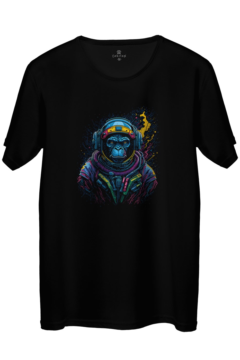 Monkey Baskılı Regular Tişört