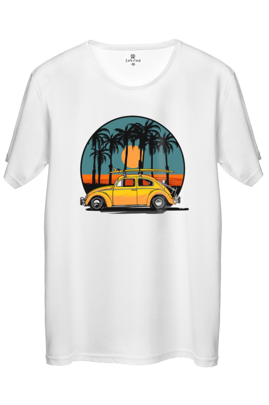 Beetle Baskılı Regular Tişört