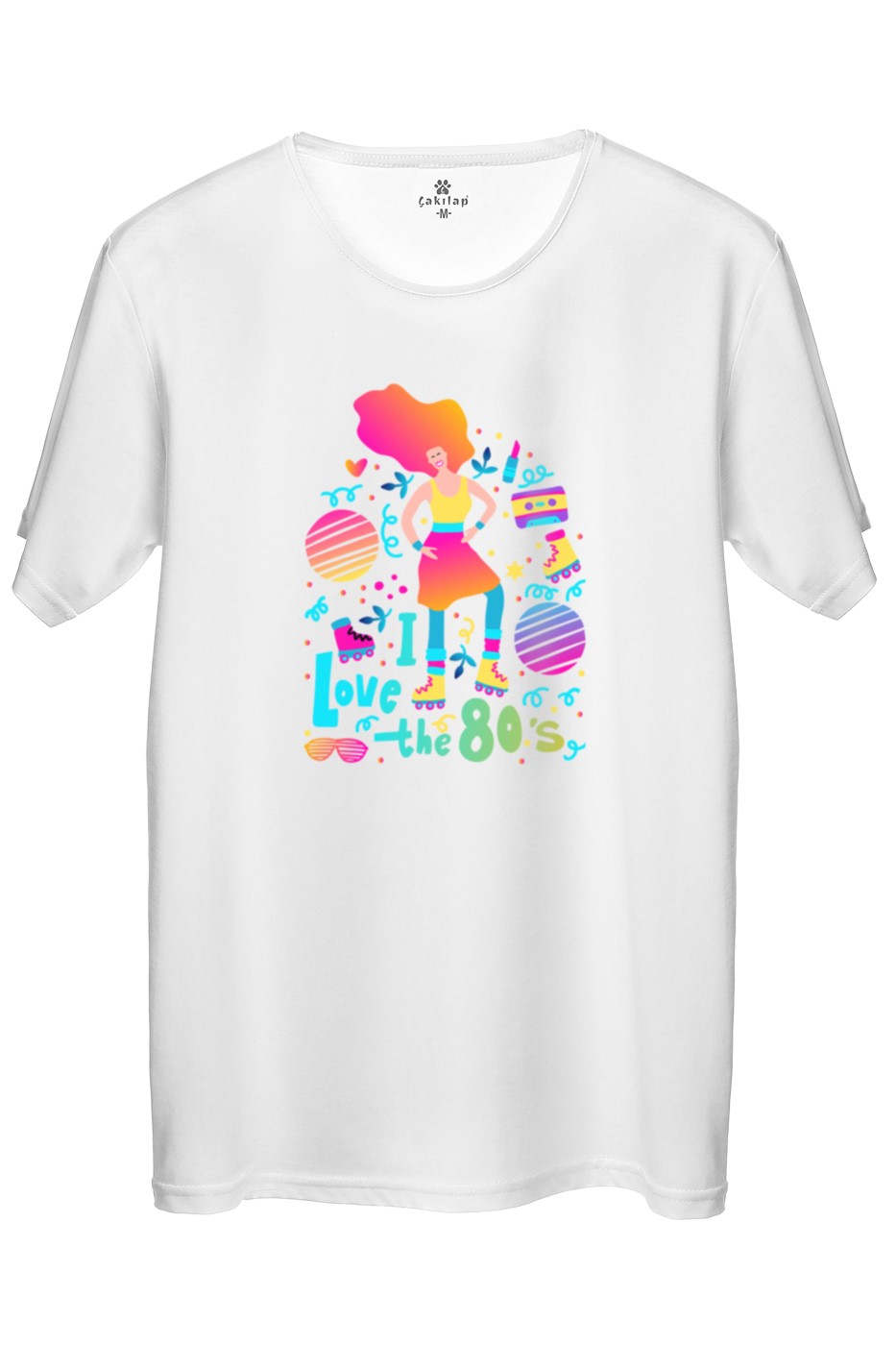 I love the 80s Baskılı Regular Tişört