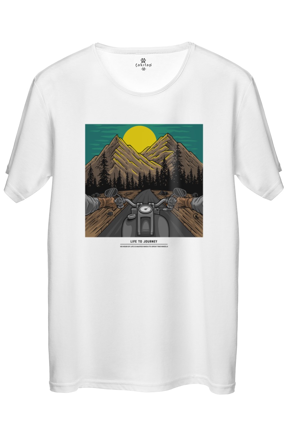 Life To Journey Baskılı Regular Tişört