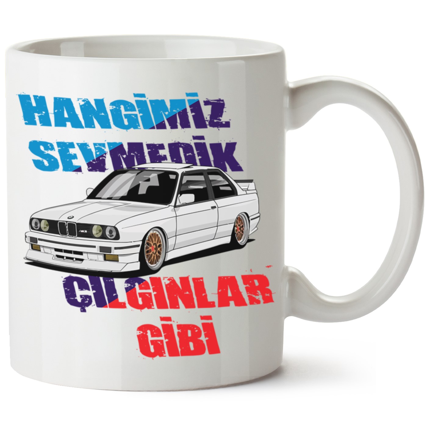 Bmw E30 Baskılı Porselen Kupa Bardak