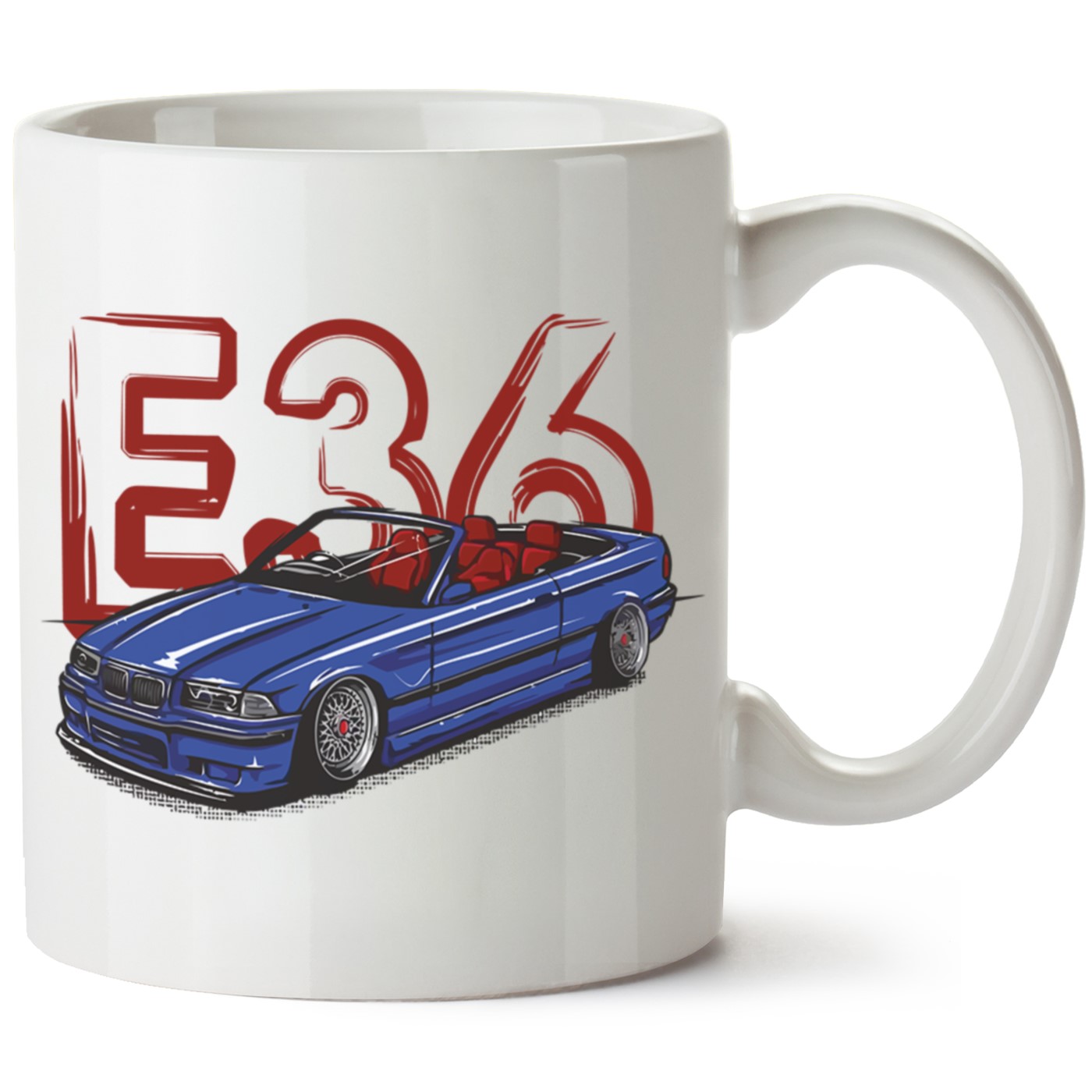 Bmw E36 Baskılı Porselen Kupa Bardak