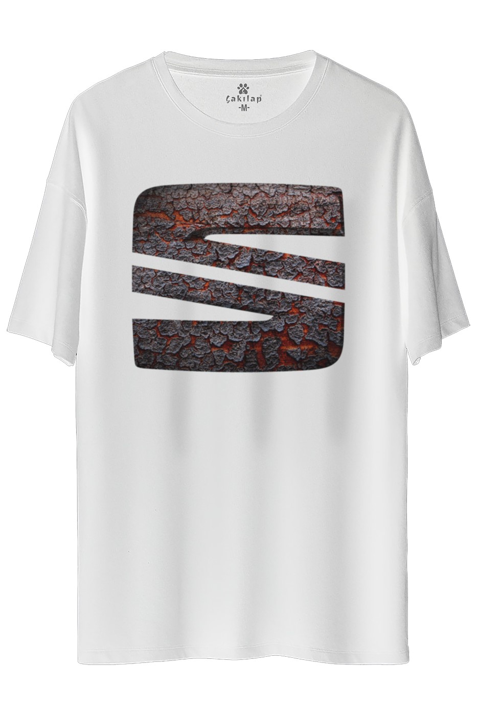 Seat Logo Baskılı Oversize Tişört