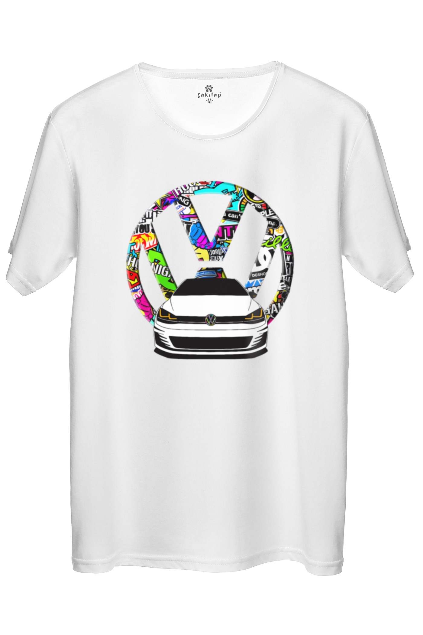 Vw Golf 7 Baskılı Regular Tişört