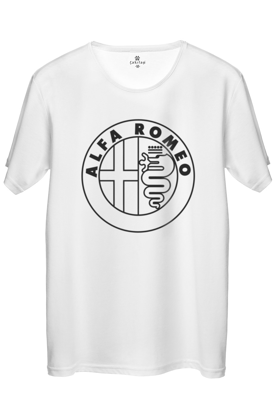 Alfa Romeo Logo Baskılı Regular Tişört