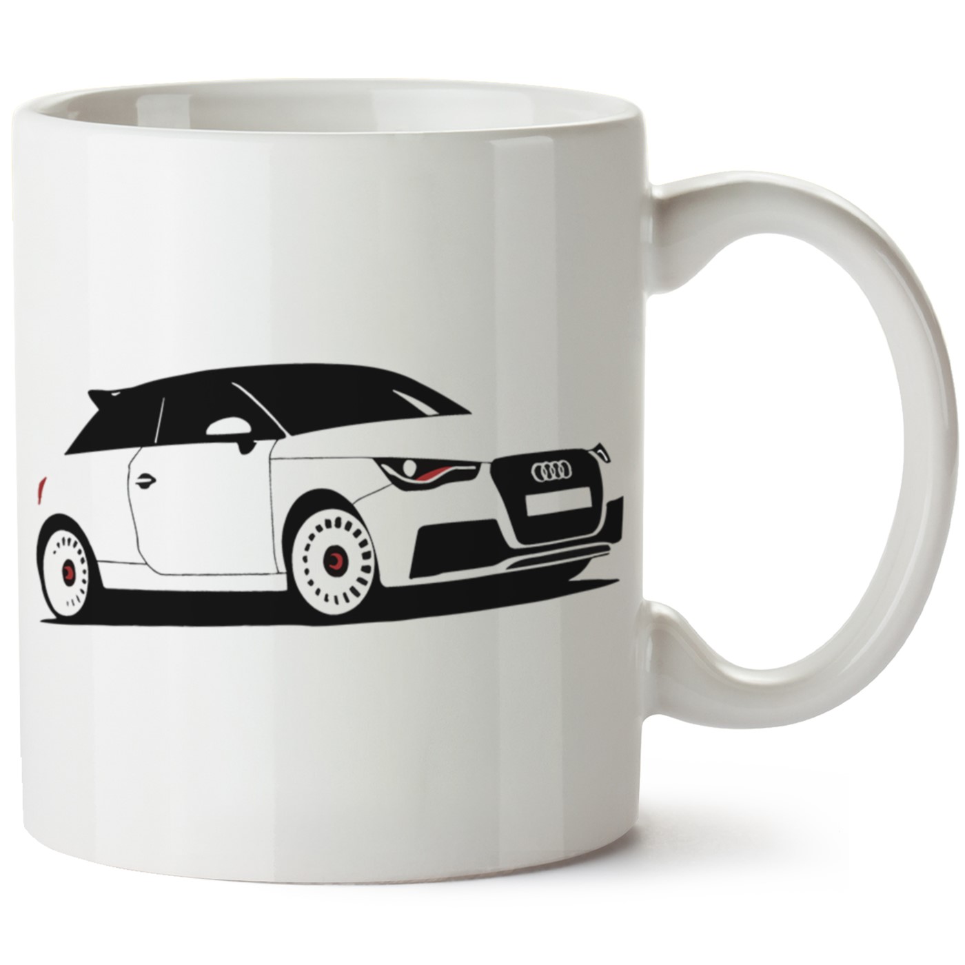 Audi A1 Mk1 Baskılı Porselen Kupa Bardak