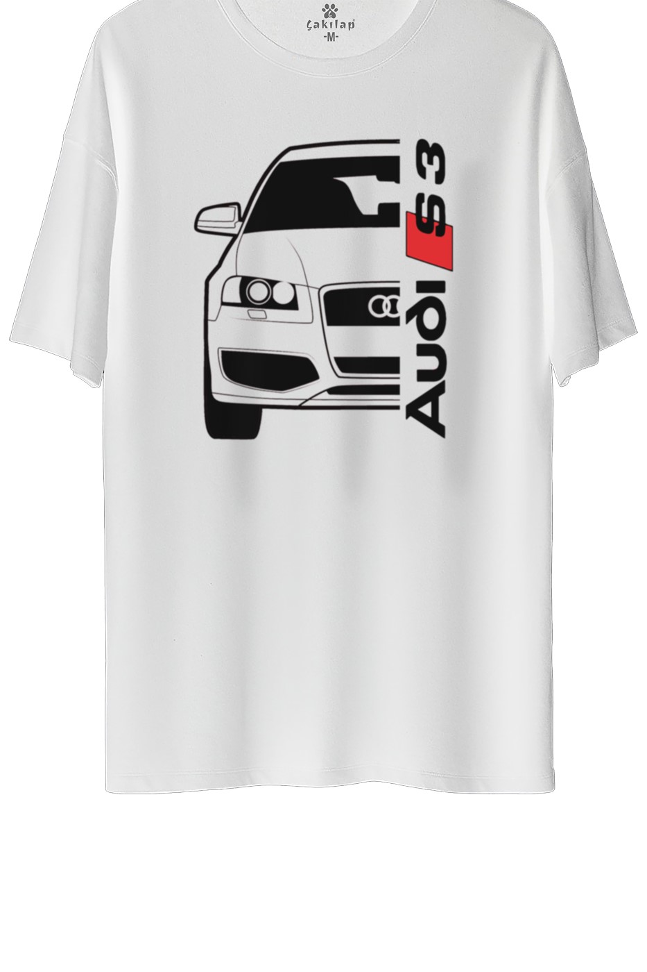 Audi A3 Mk2 Baskılı Oversize Tişört