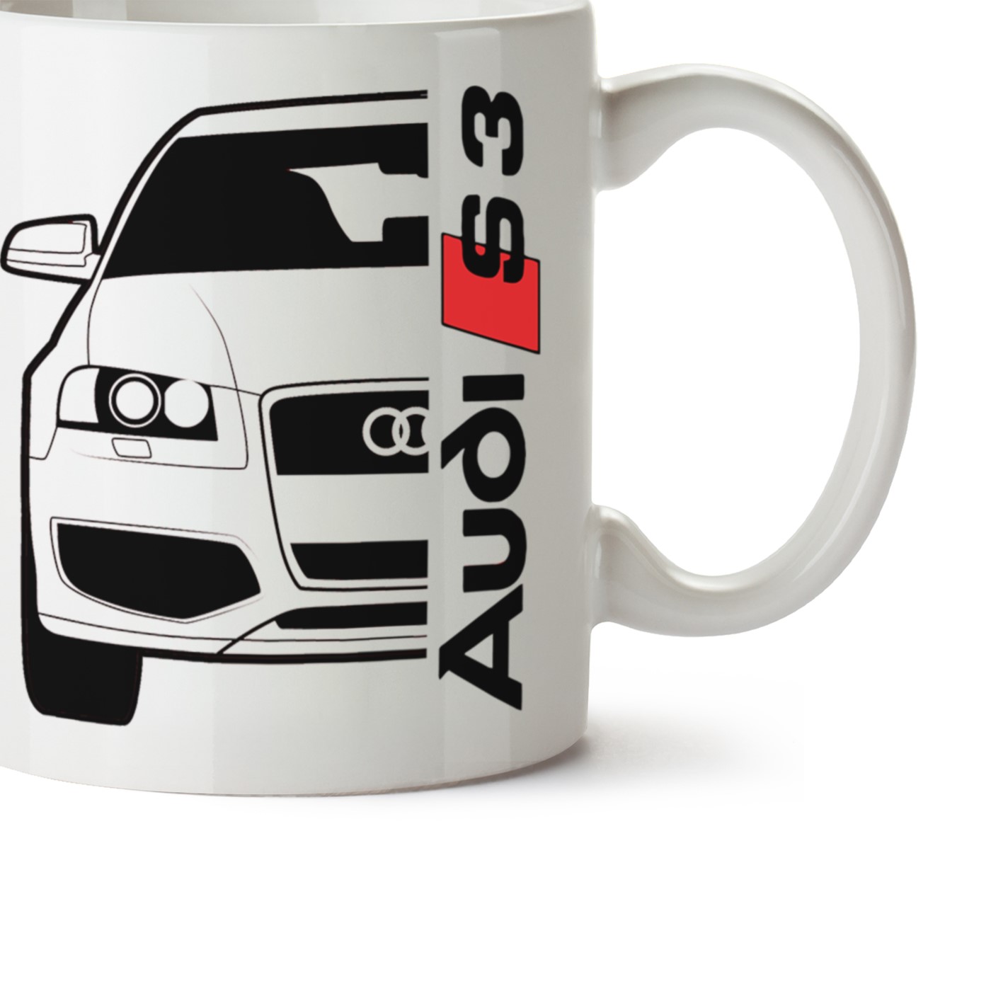 Audi A3 Mk2 Baskılı Porselen Kupa Bardak