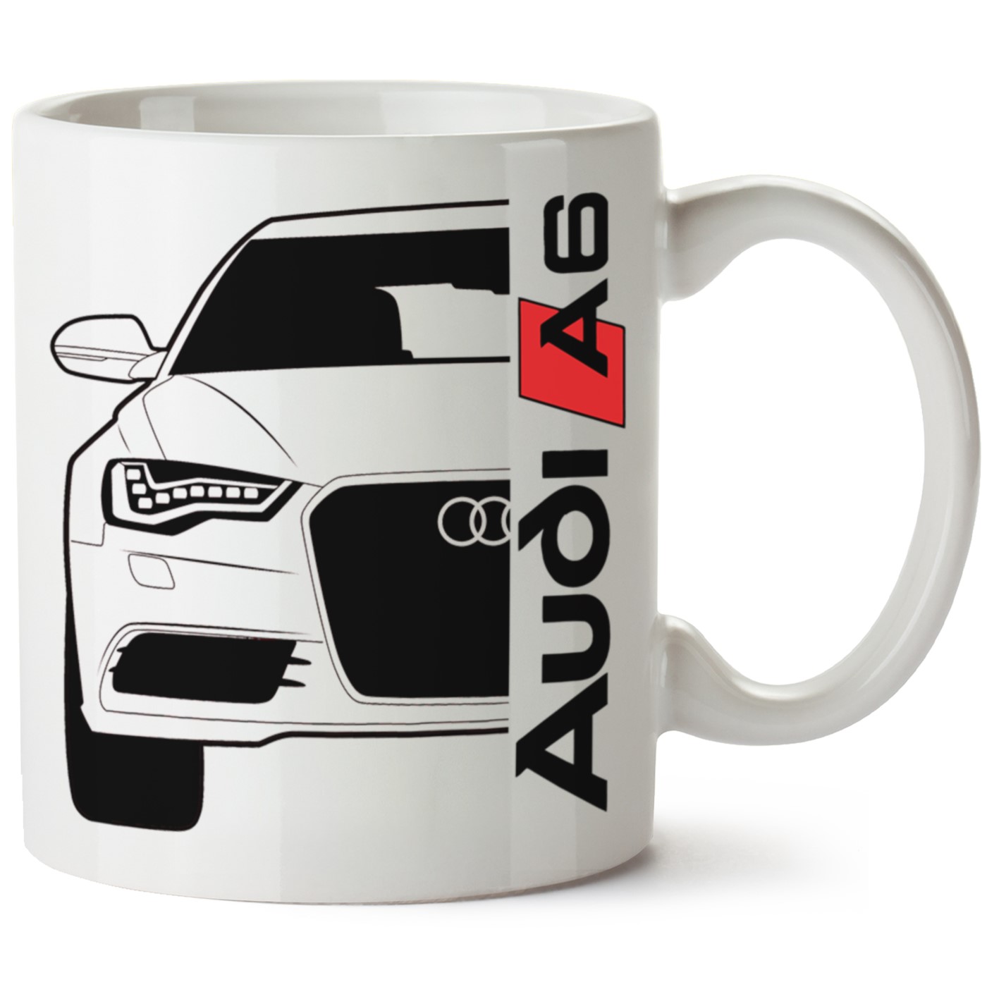 Audi A6 Baskılı Porselen Kupa Bardak