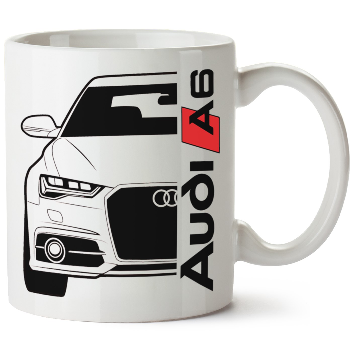 Audi A6 Baskılı Porselen Kupa Bardak