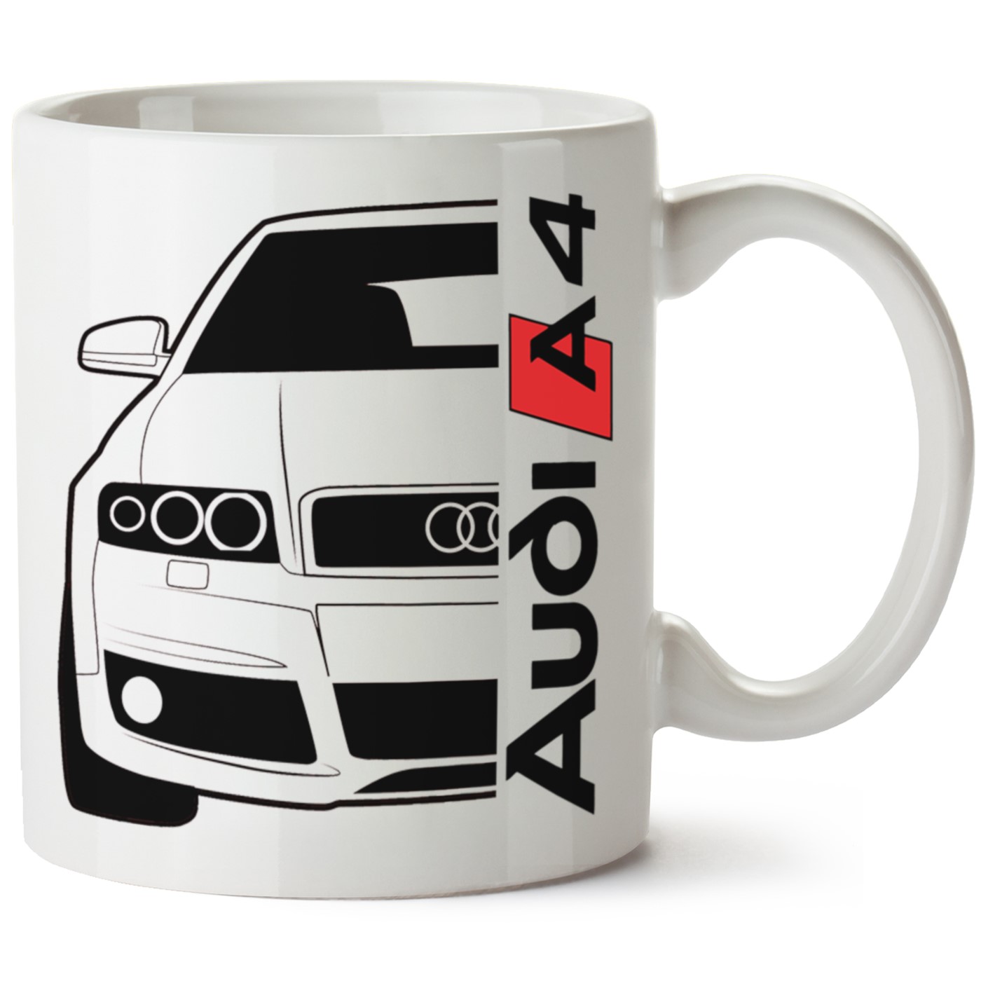 Audi A4 Mk2 Baskılı Porselen Kupa Bardak