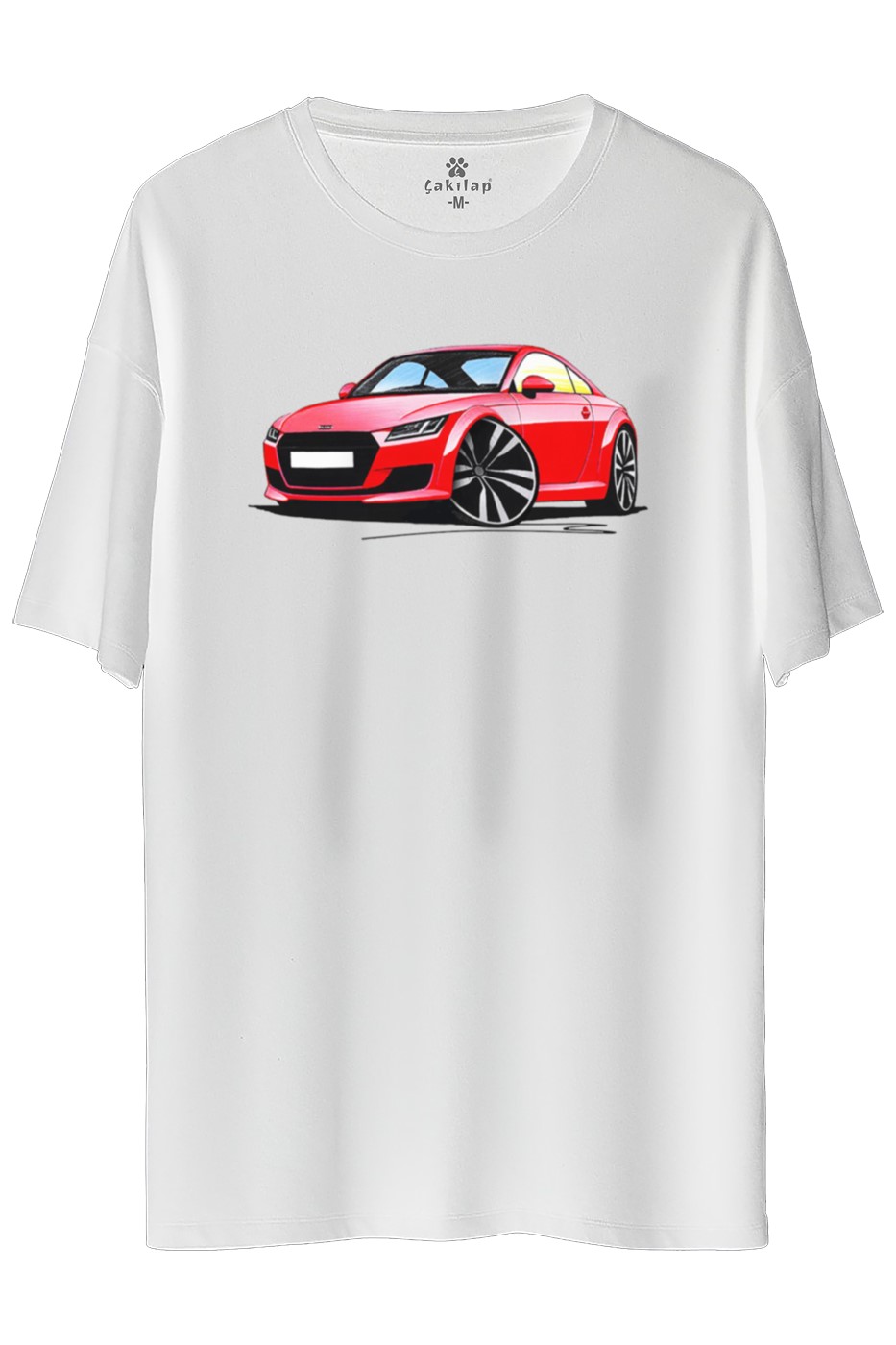 Audi TT Baskılı Oversize Tişört