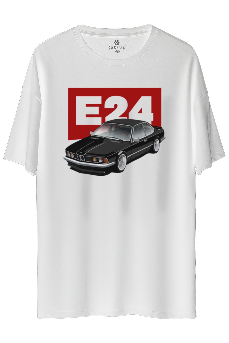 Bmw E24 Baskılı Oversize Tişört