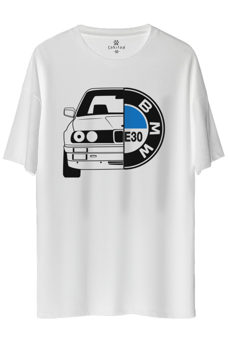 Bmw E30 Baskılı Oversize Tişört