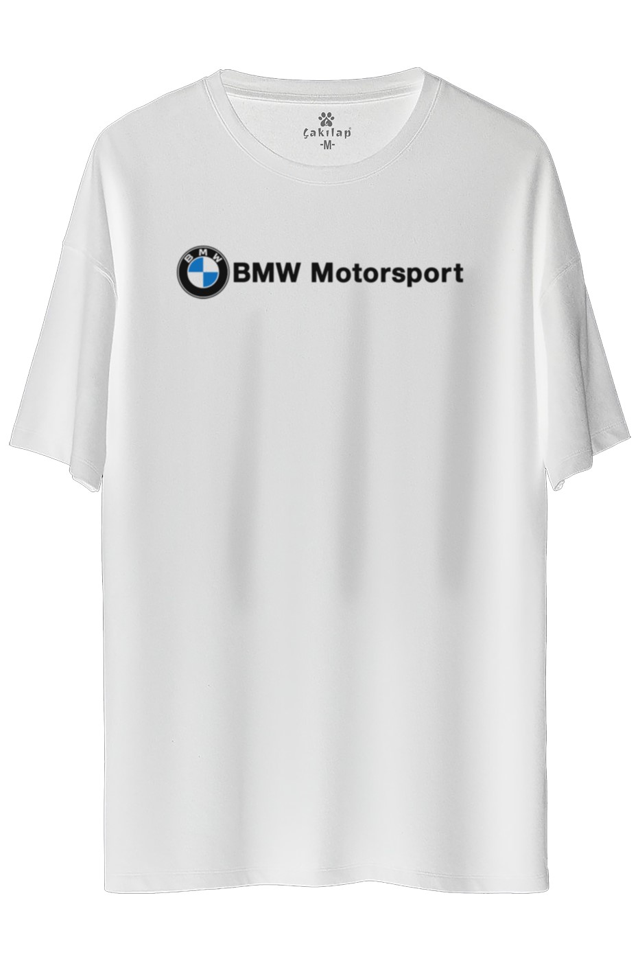 Bmw M Logo Baskılı Oversize Tişört