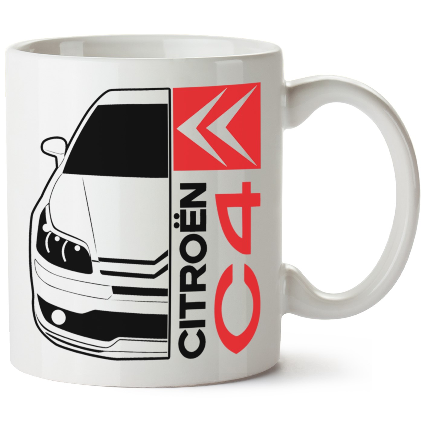 Citroen C4 Baskılı Porselen Kupa Bardak