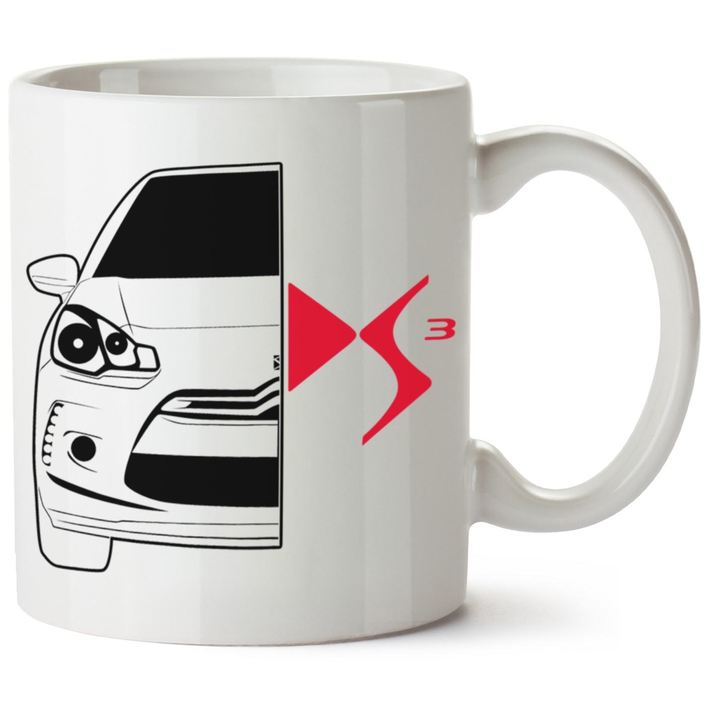 Citroen Ds3 Baskılı Porselen Kupa Bardak