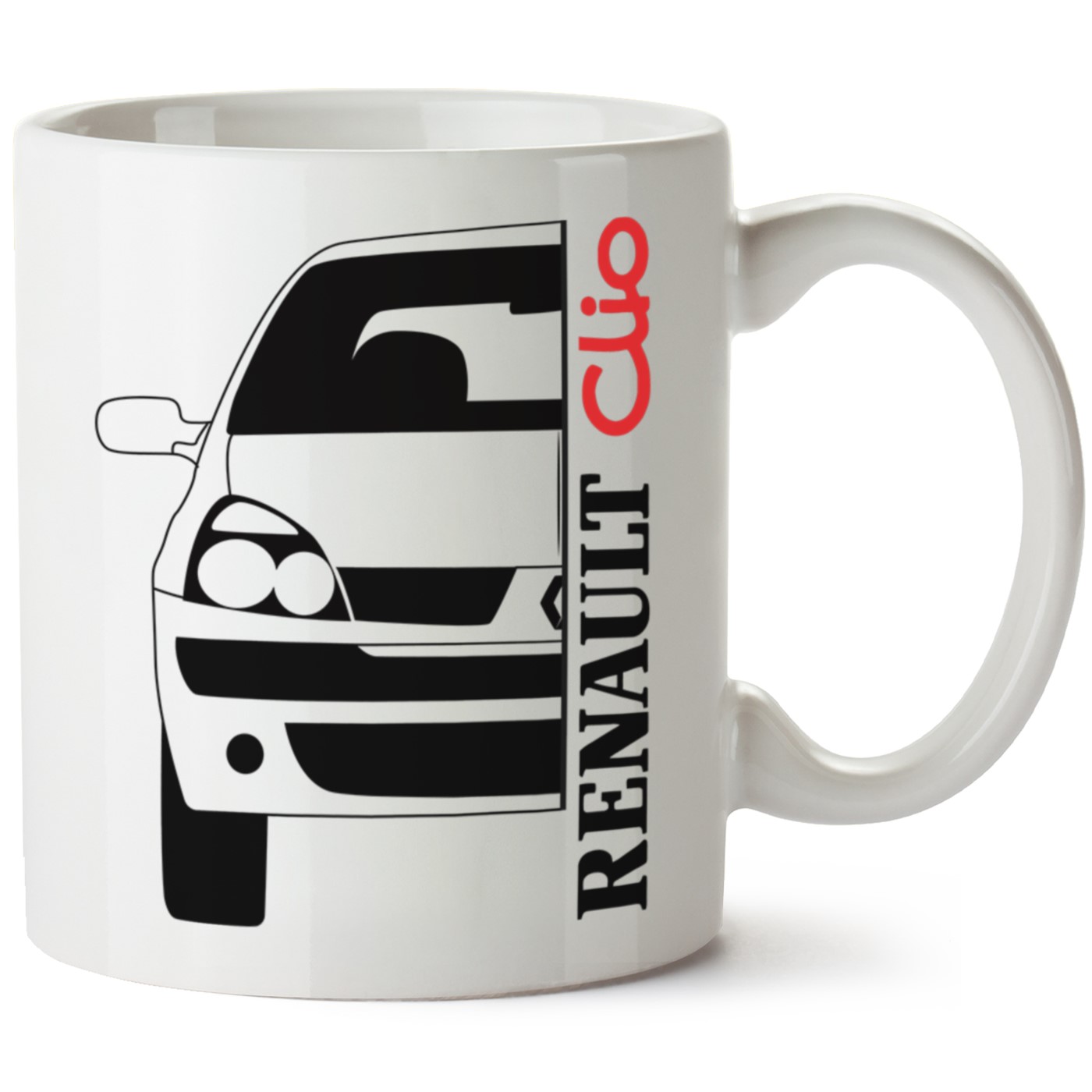 Renault Clio 2 Baskılı Porselen Kupa Bardak