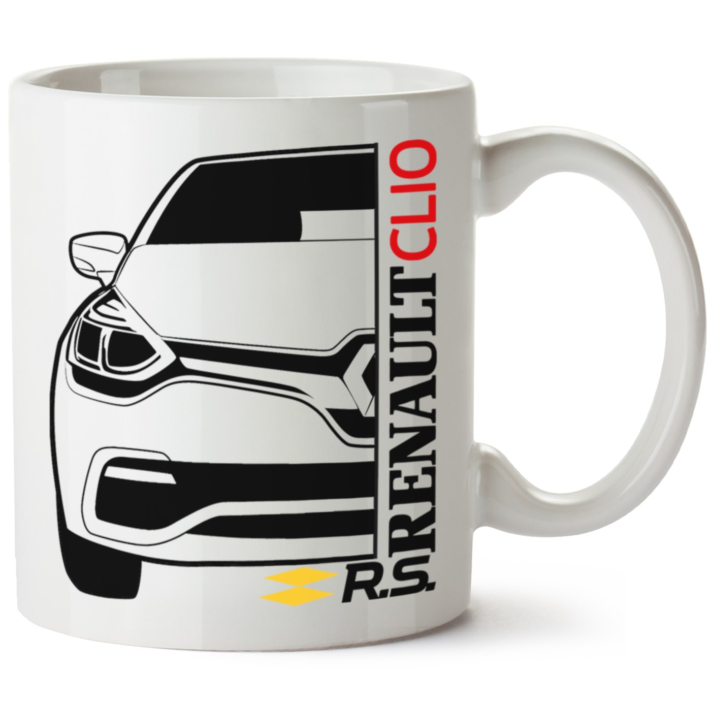 Renault Clio 4 Baskılı Porselen Kupa Bardak