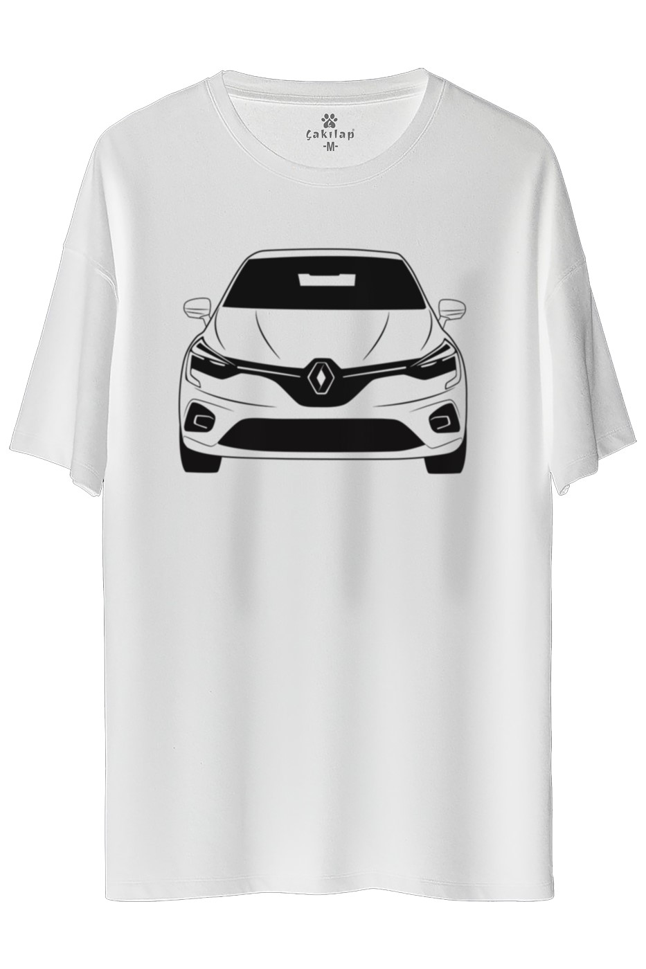 Renault Clio 6 Baskılı Oversize Tişört