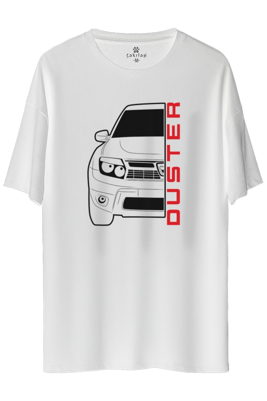 Dacia Duster Baskılı Oversize Tişört