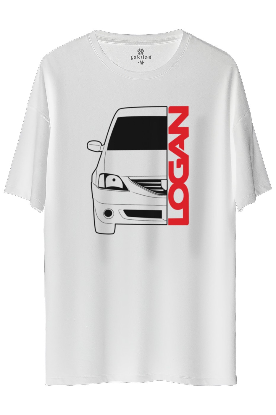 Dacia Logan Baskılı Oversize Tişört
