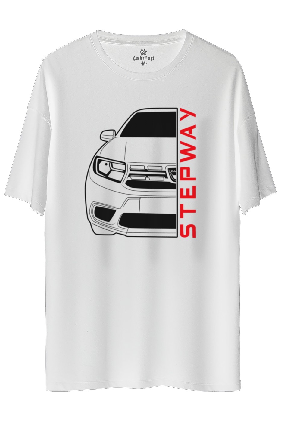 Dacia Sandero Baskılı Oversize Tişört