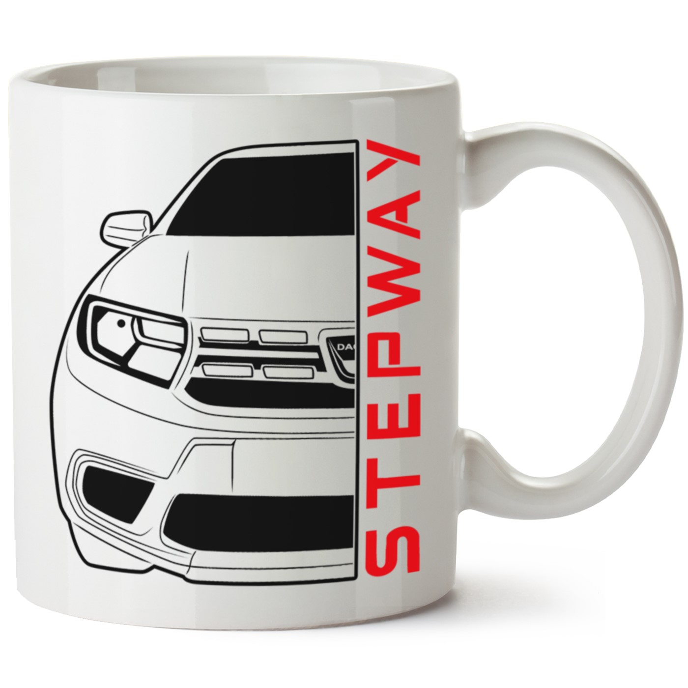 Dacia Sandero Baskılı Porselen Kupa Bardak